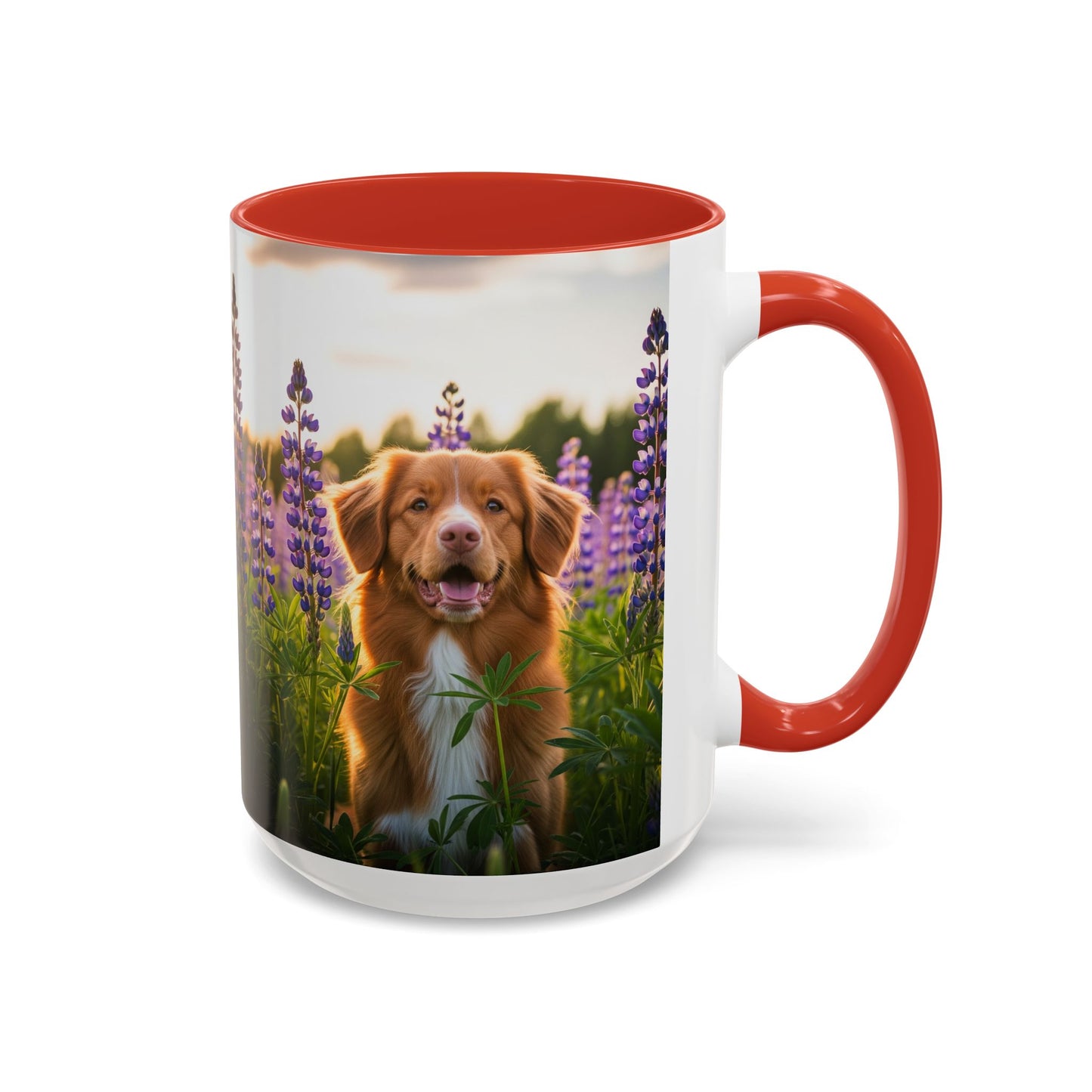 Taza de café con diseño de retriever de Nueva Escocia: el regalo perfecto para los amantes de los perros.