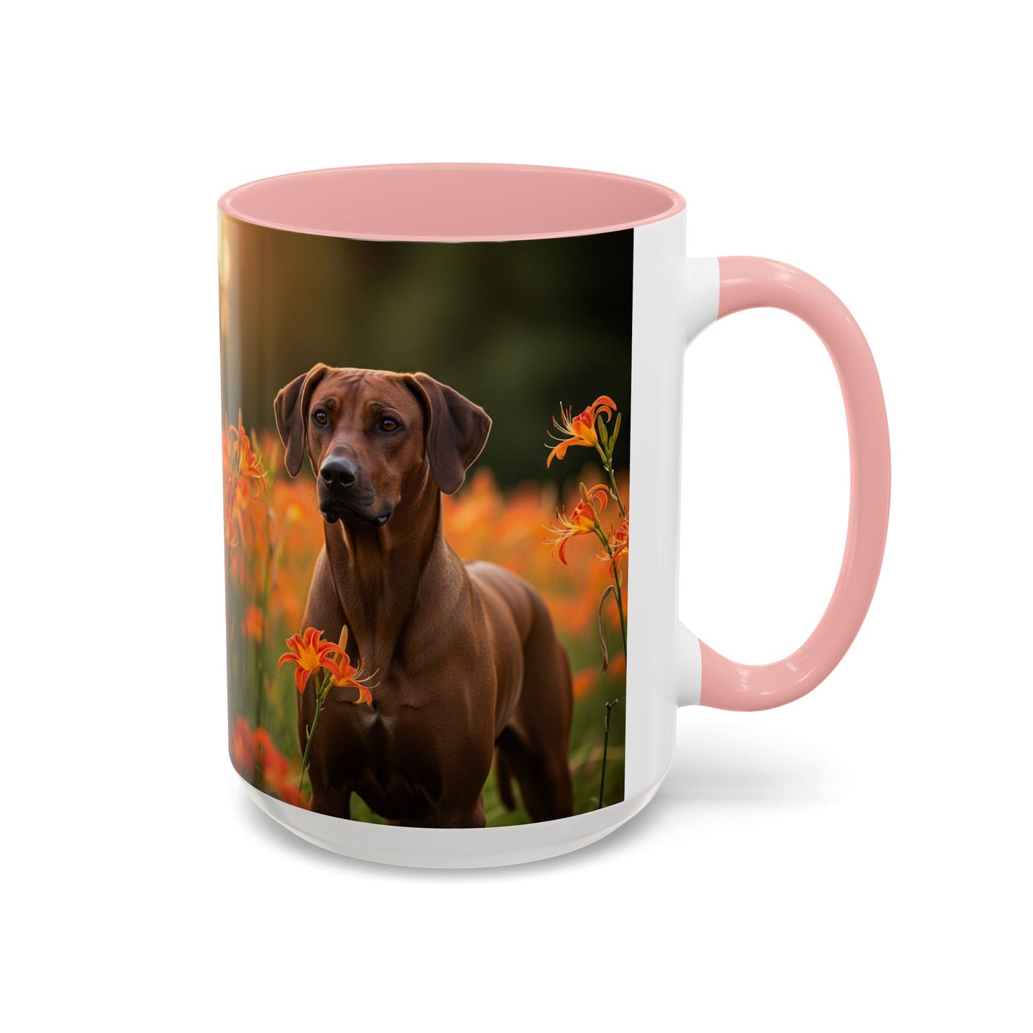 Taza de café con diseño de Rhodesian Ridgeback: el regalo perfecto para los amantes de los perros.