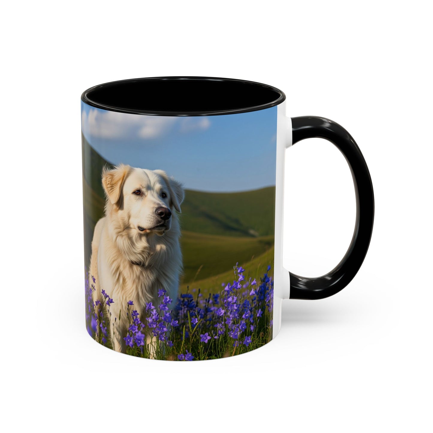 Mug à café avec motif Berger des Carpates roumain - Cadeau idéal pour les amoureux des chiens