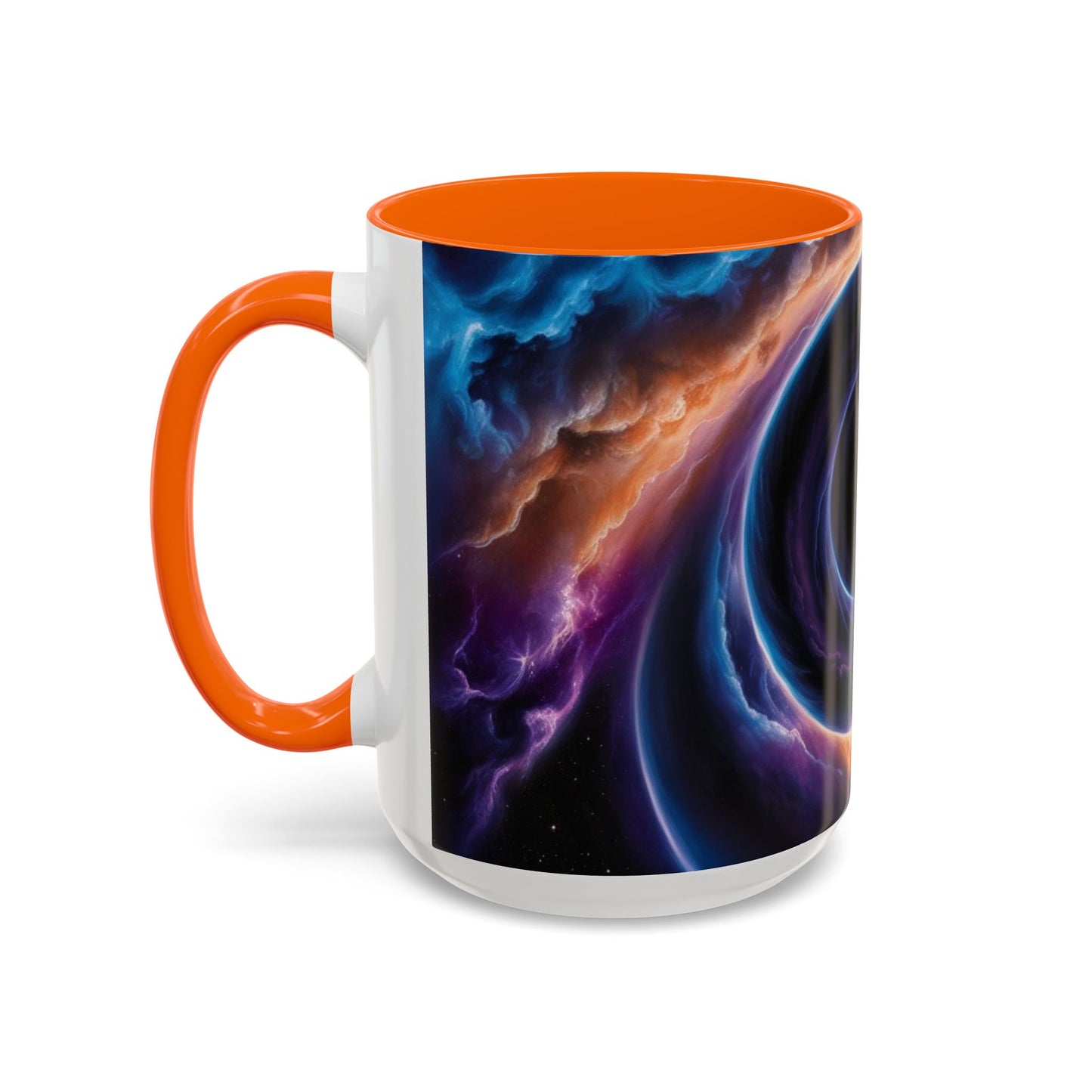 Optical Illusion Accent Mug – Ceramic Coffee Cup