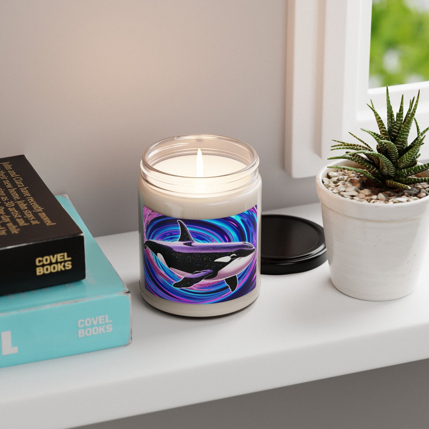 Psychedelic Orca- Scented Soy Candle, 9oz