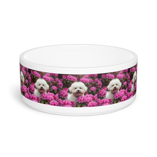 ! Bichon Frise Pet Bowl – Ceramic Dog Bowl
