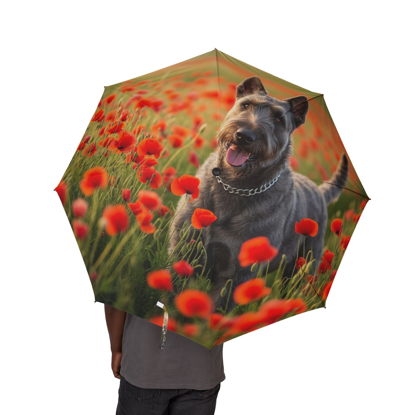 48" Semi-Automatic Umbrella – Windproof Large Travel Rain Umbrella