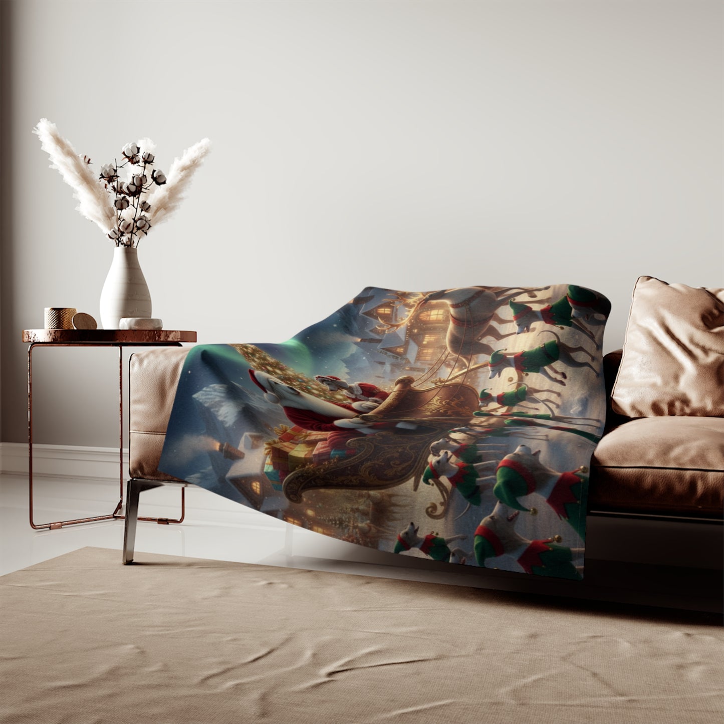 Santa's Sleigh Blanket
