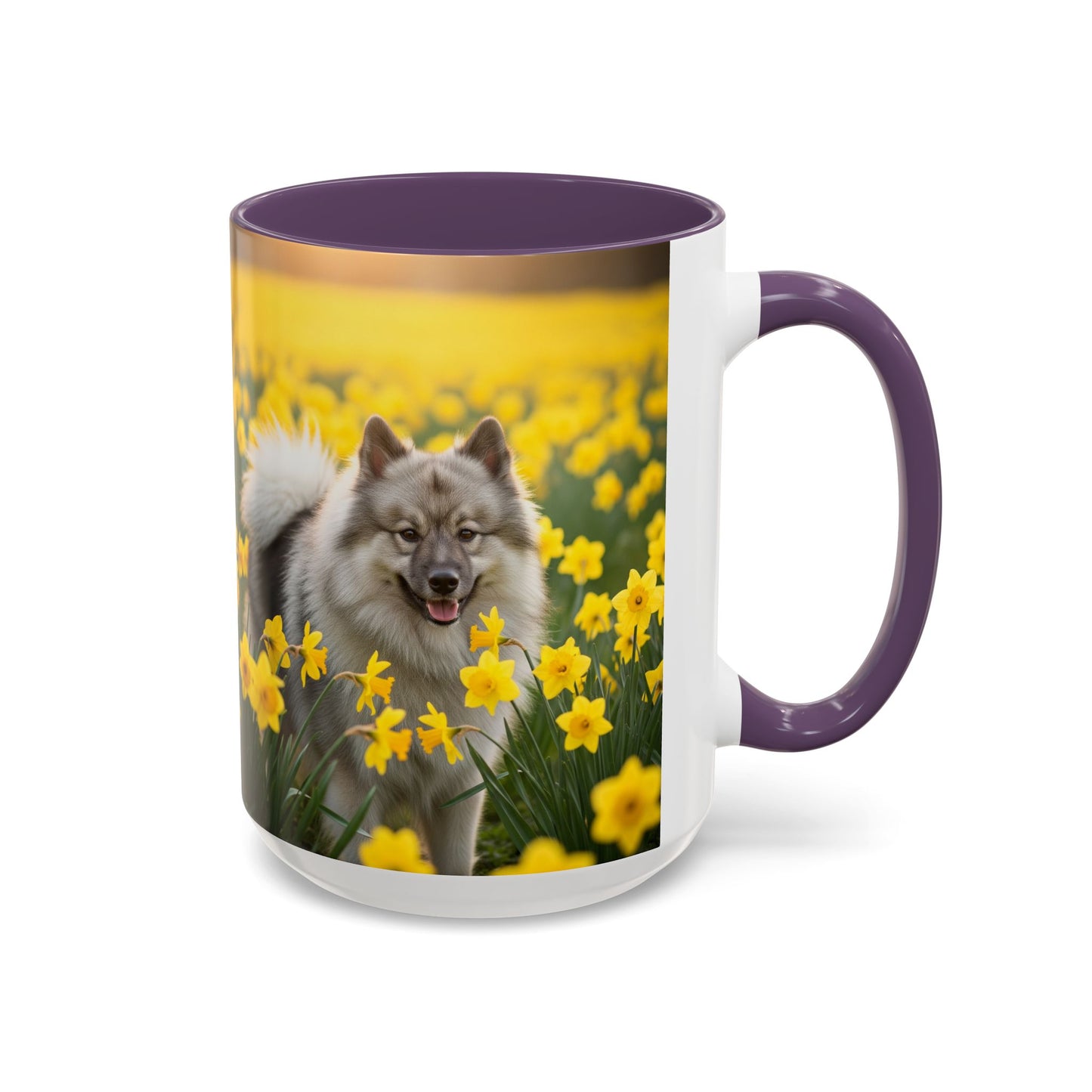 Taza con detalles de Keeshond: el regalo perfecto para los amantes de los perros