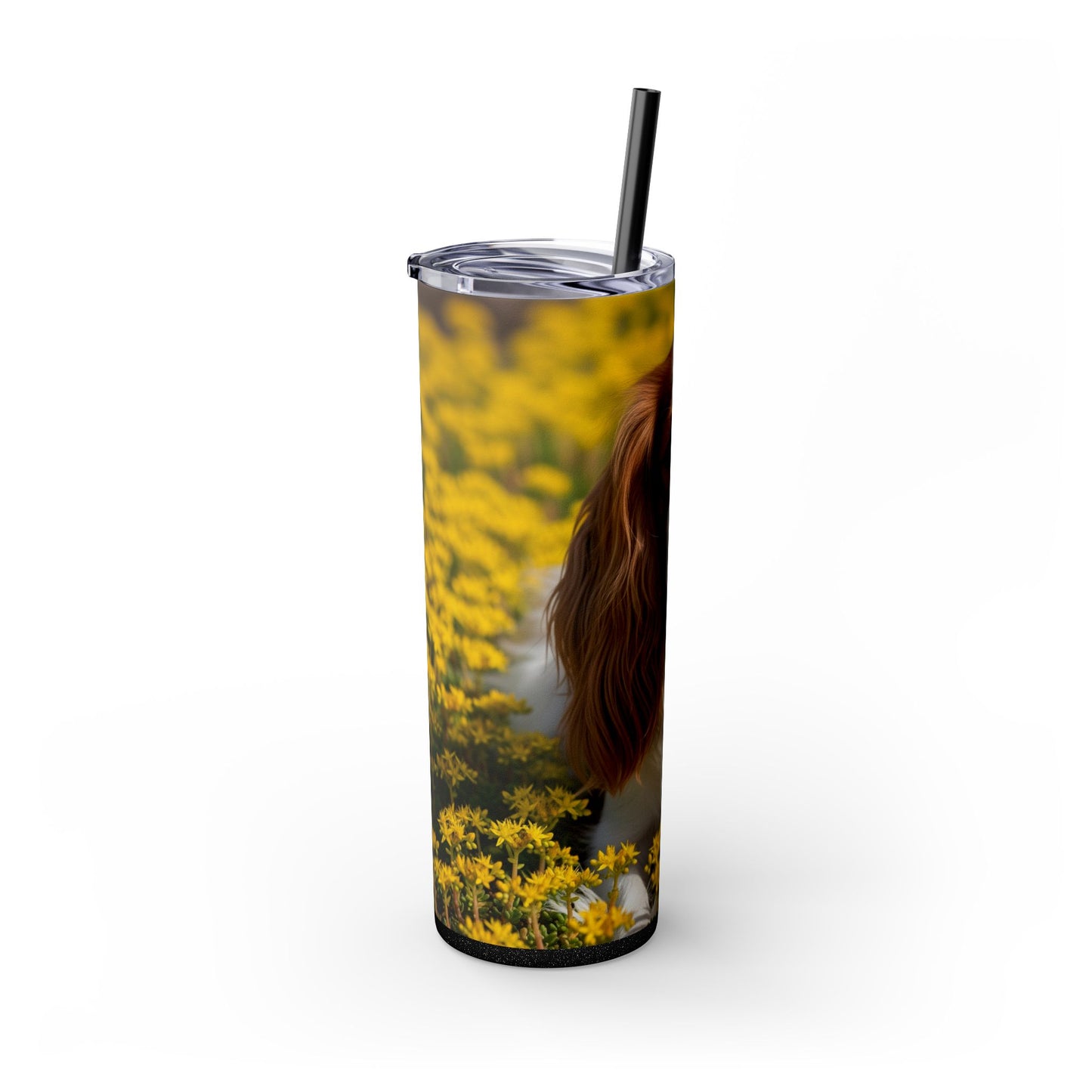 Skinny Tumbler with Straw – 20 oz Stainless Steel Cup