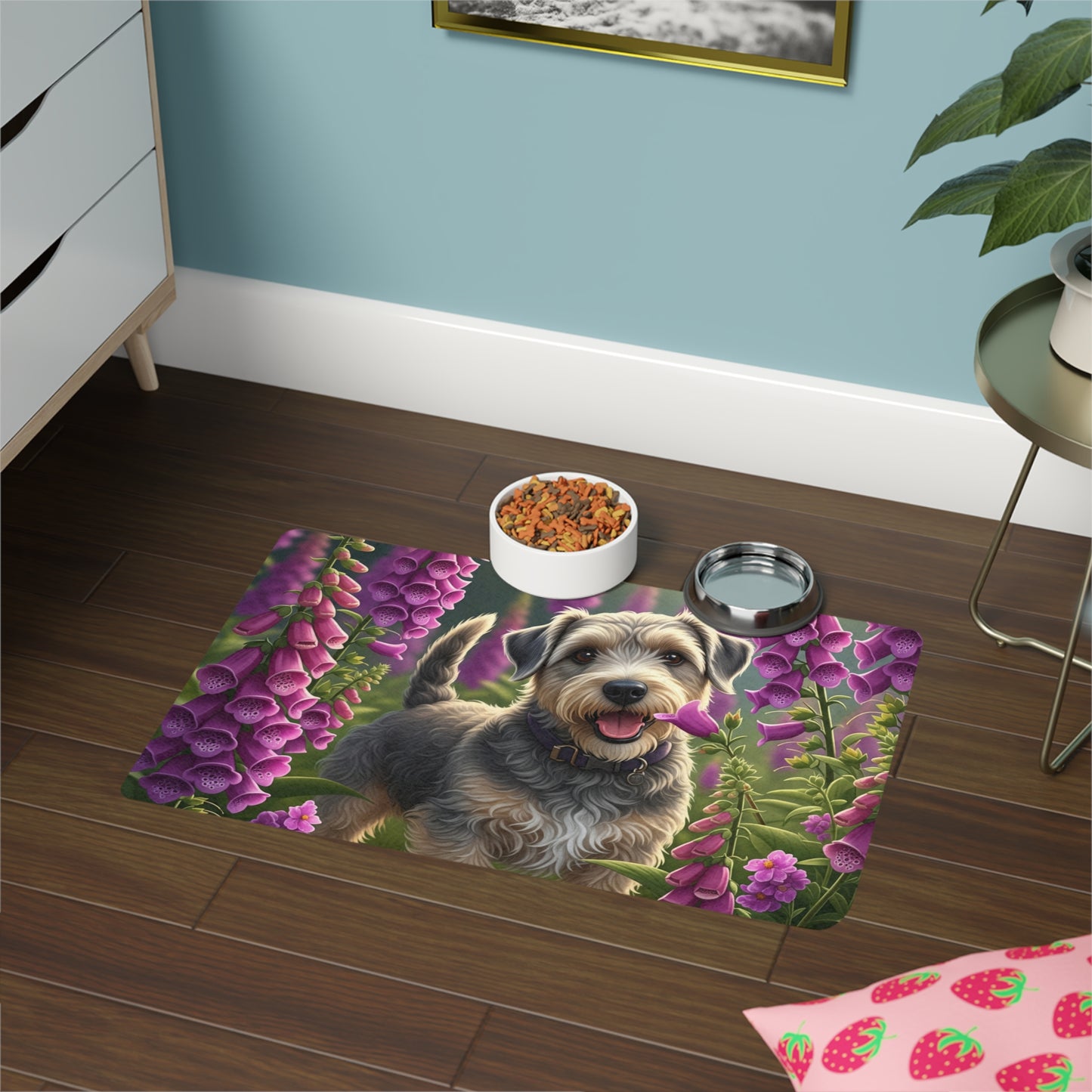 Pet Food Mat (12x18) - Dandie Dinmont Terrier