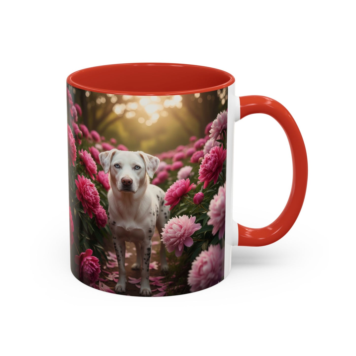 Catahoula Leopard Dog Accent Mug – Ceramic Coffee Cup