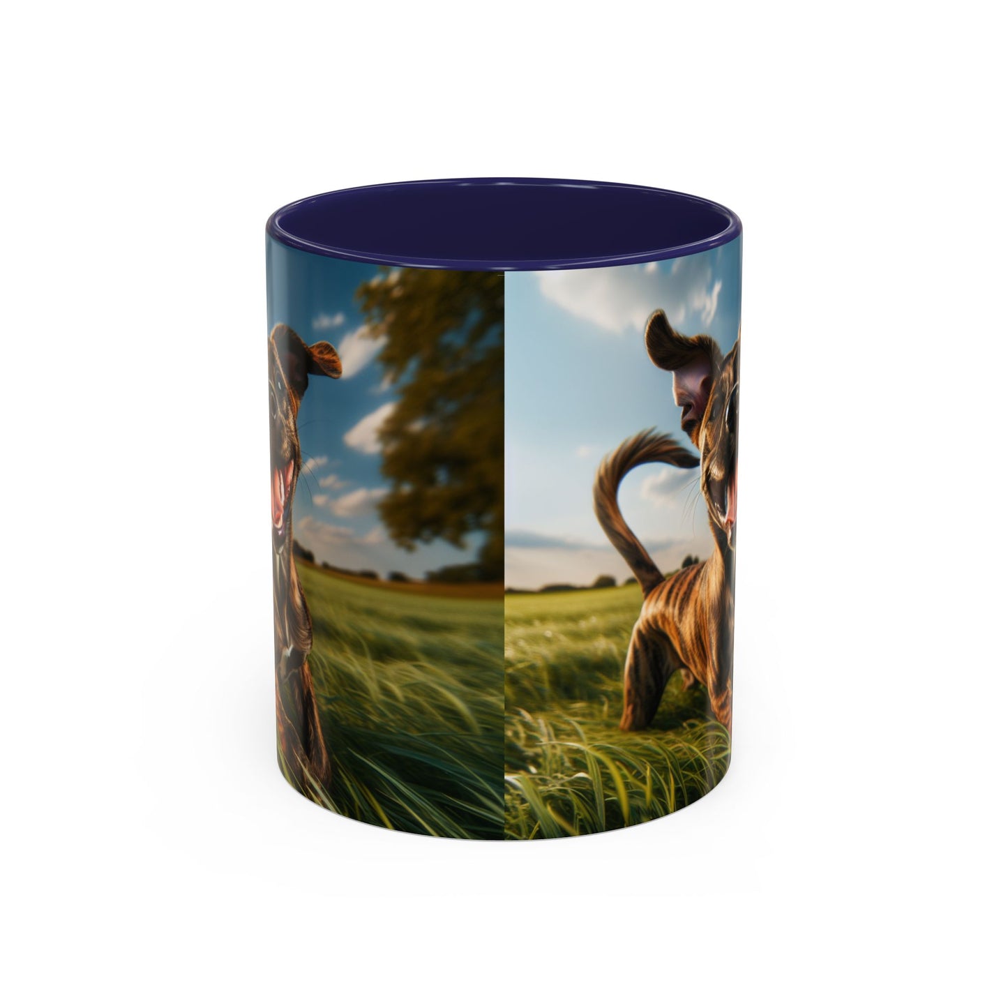 Treeing Tennessee Brindle Accent Coffee Mug - Perfect Gift for Dog Lovers