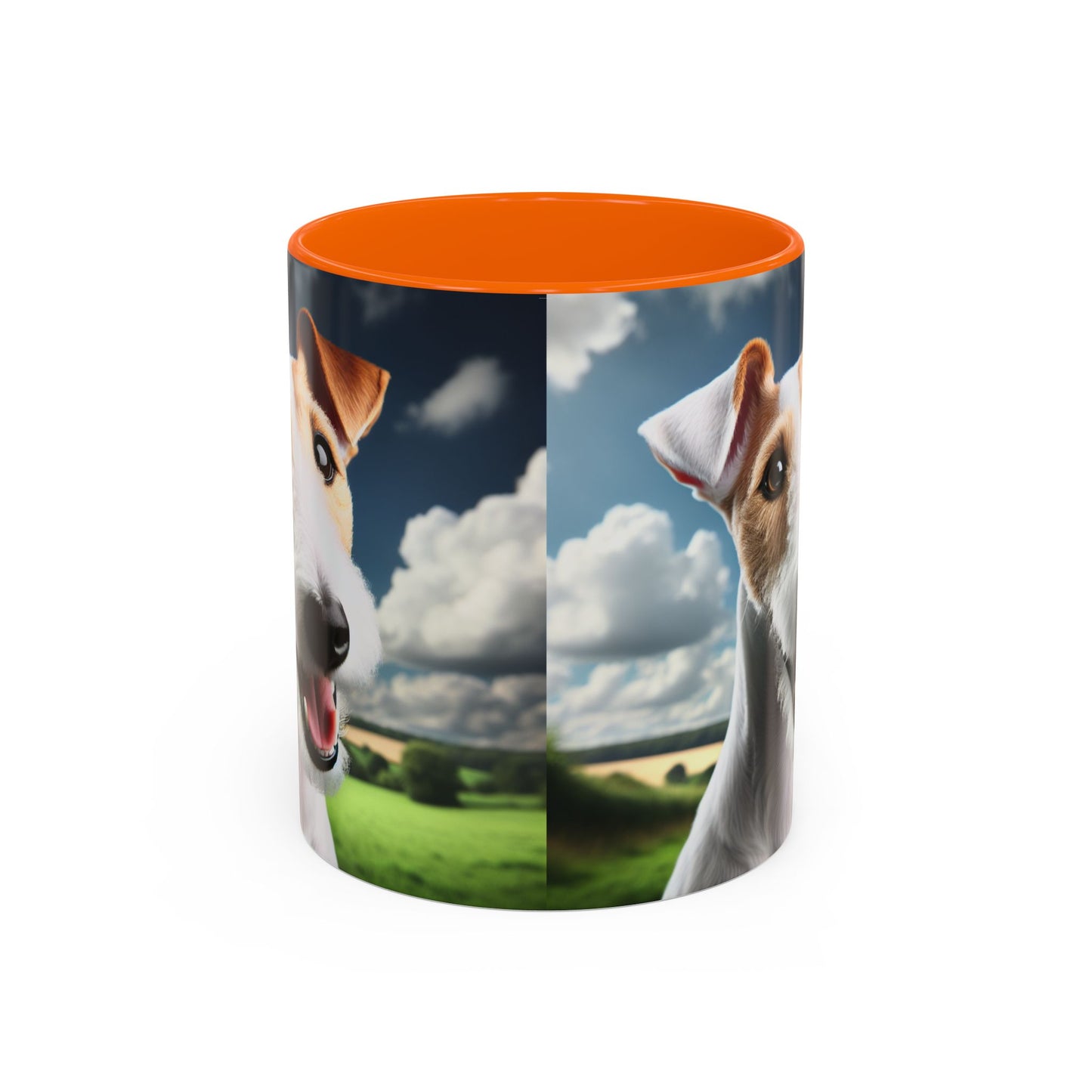 Taza de café con diseño de Fox Terrier de pelo liso: el regalo perfecto para los amantes de los perros.