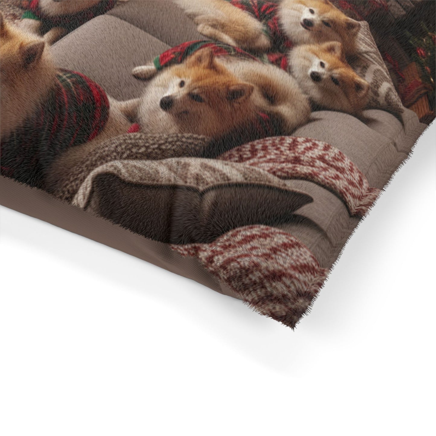 Icelandic Sheepdogs Holiday Fireplace Dog Bed