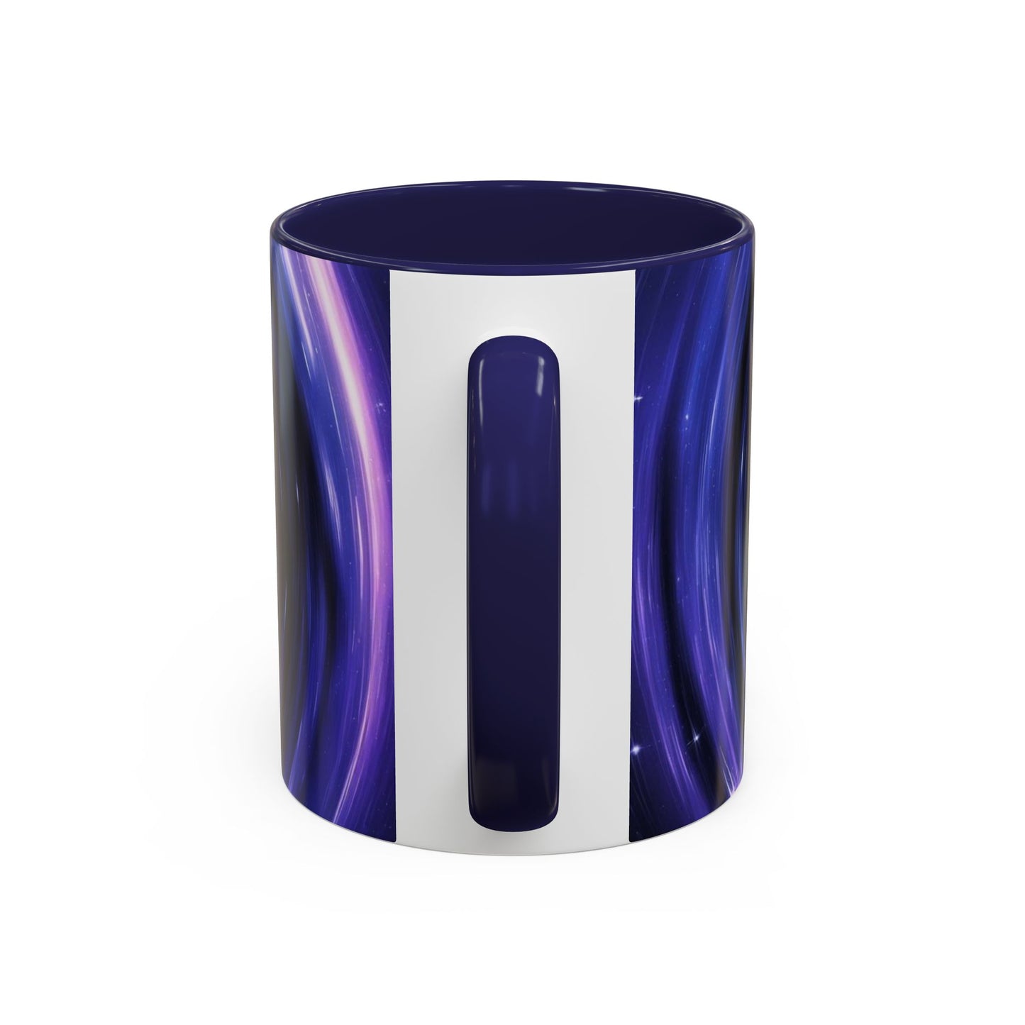 Optical Illusion Accent Mug – Ceramic Coffee Cup