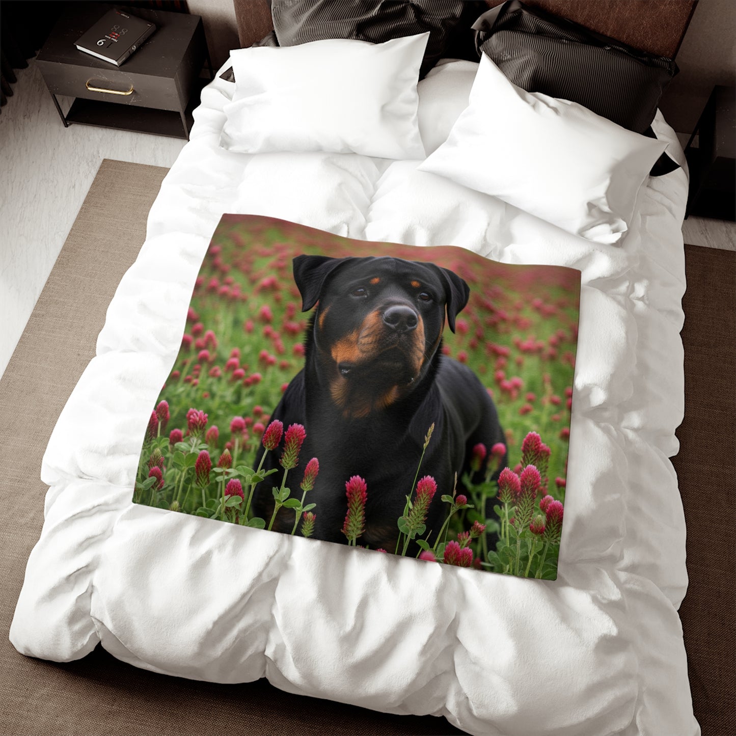 Sweat-shirt et couverture Rottweiler