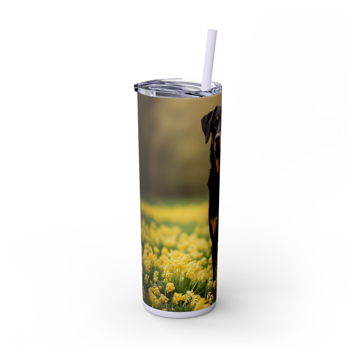 Beauceron Tumbler with Straw, 20oz