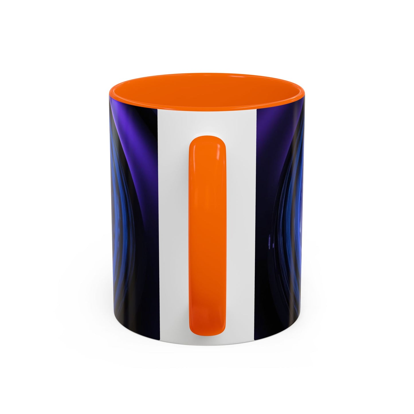 Optical Illusion Accent Mug – Ceramic Coffee Cup