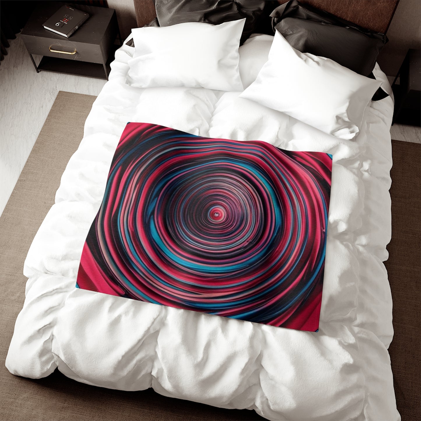 Optical Illusion Sweatshirt Blanket