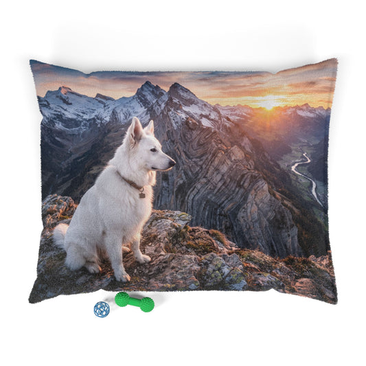 White Swiss Shepherd Dog Pet Bed