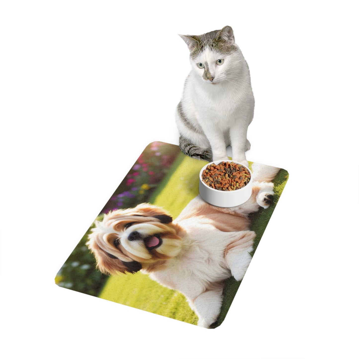 Pet Food Mat (12x18) - Lhasa Apso