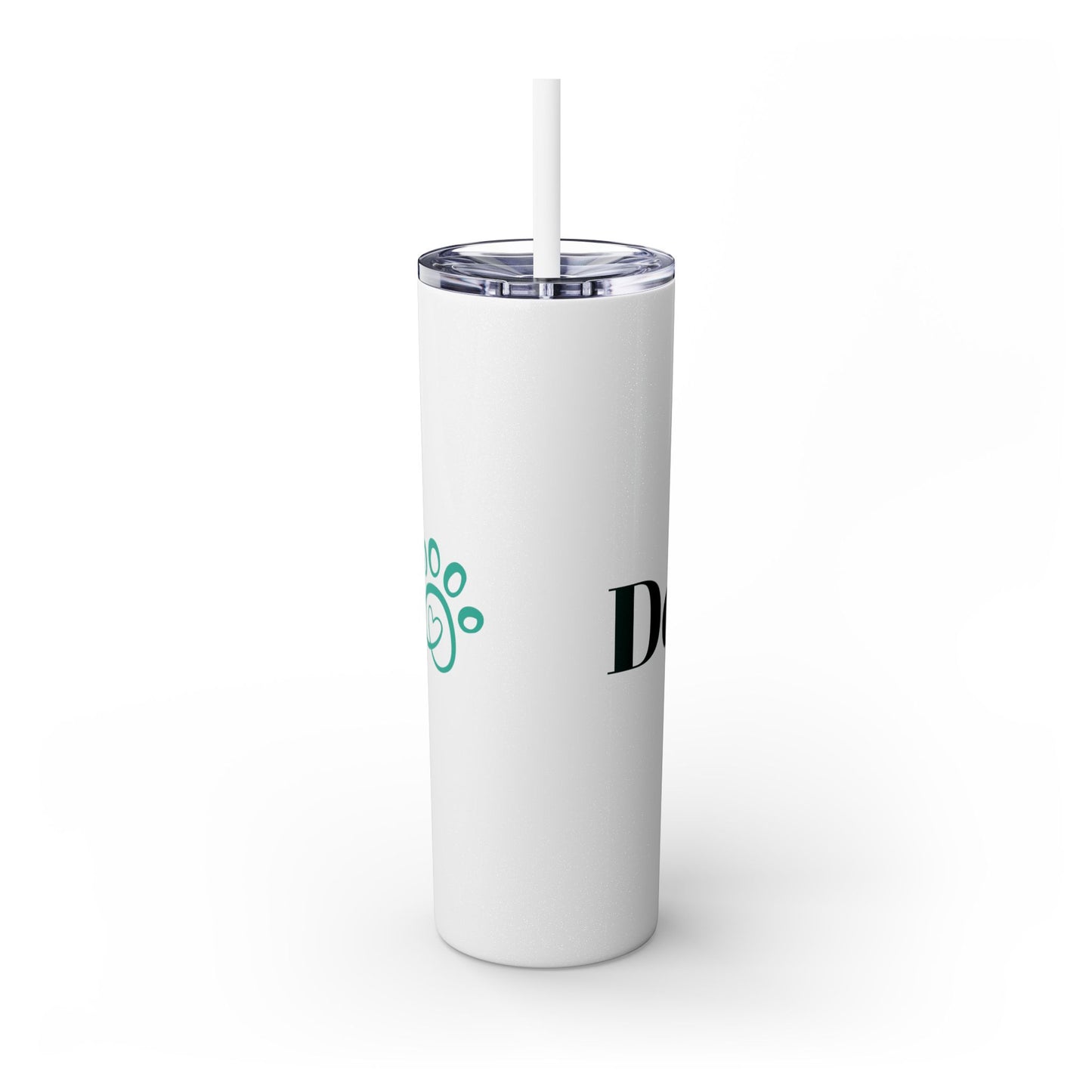 Skinny Tumbler with Straw – 20 oz Stainless Steel Cup