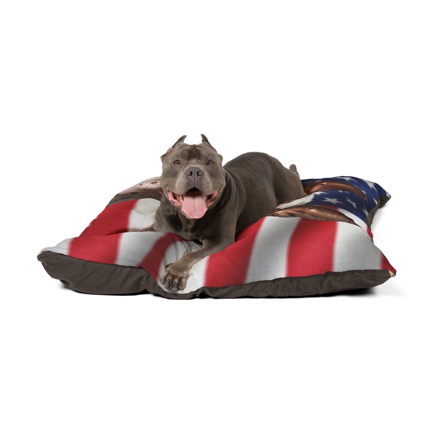 American Hairless Terrier Patriotic Pet Bed