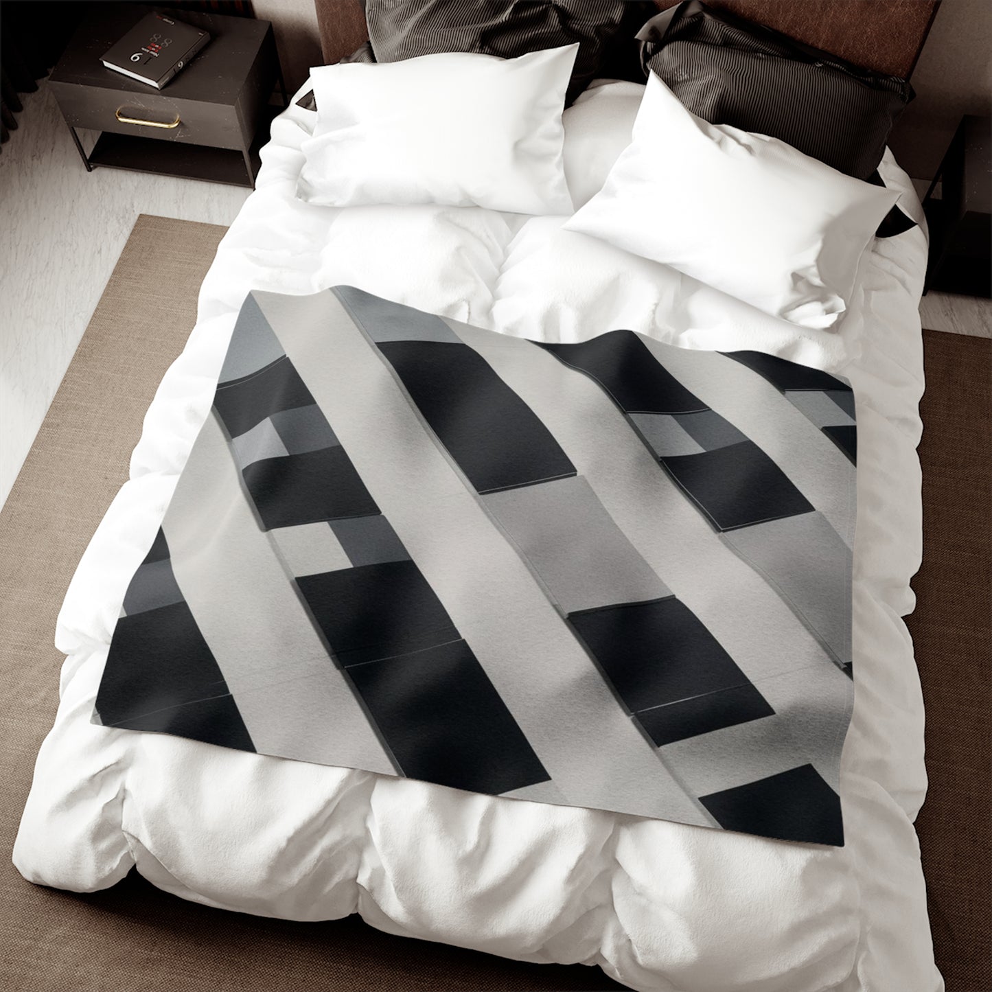 Optical Illusion Sweatshirt Blanket