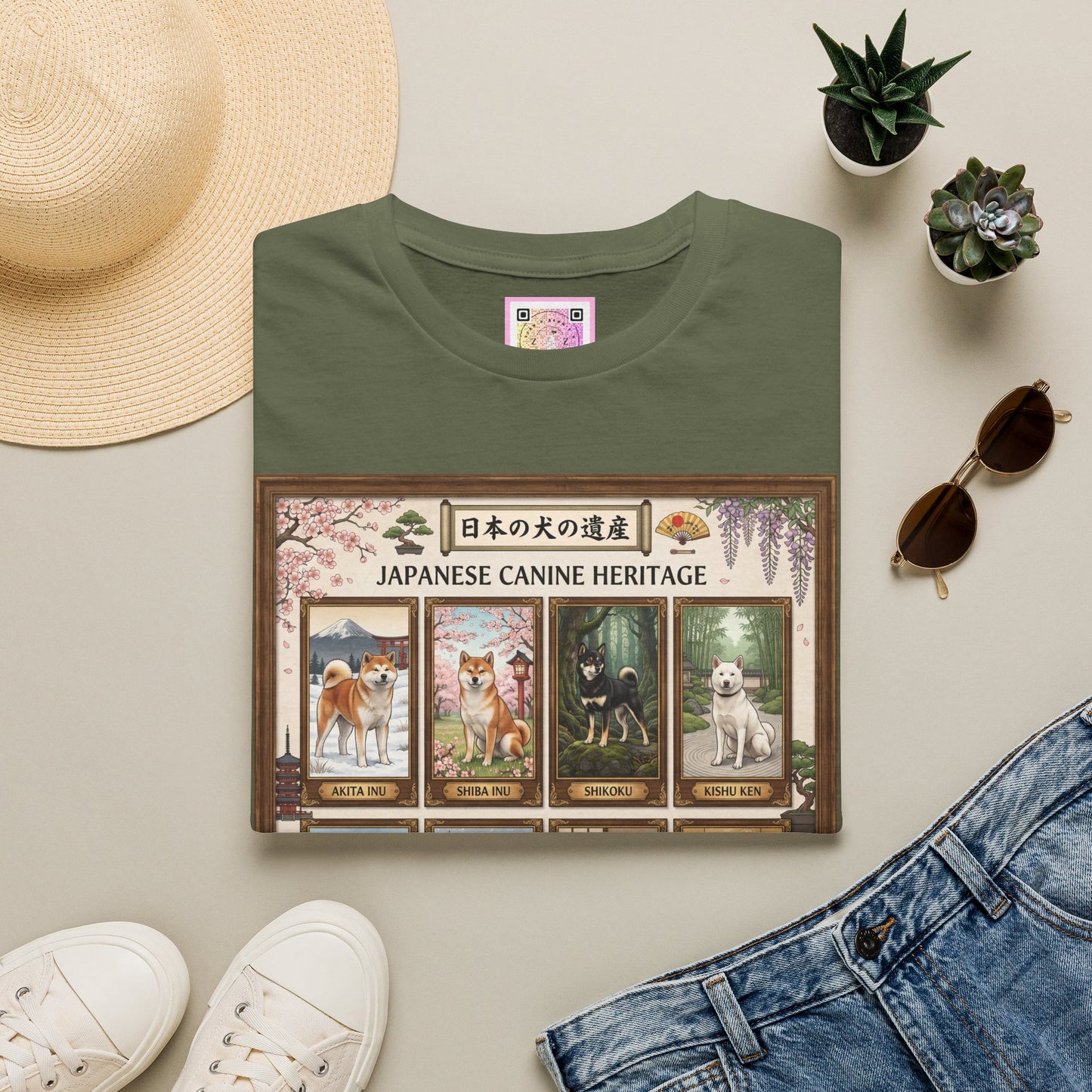 Japanese Canine Heritage Tee Shirt