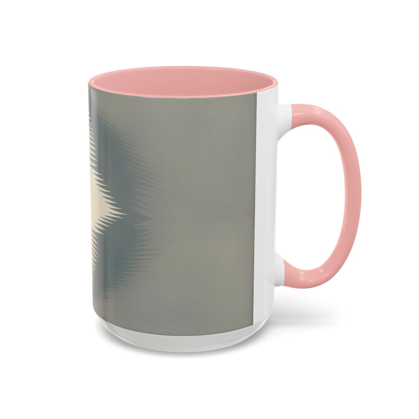 Optical Illusion Accent Mug – Ceramic Coffee Cup