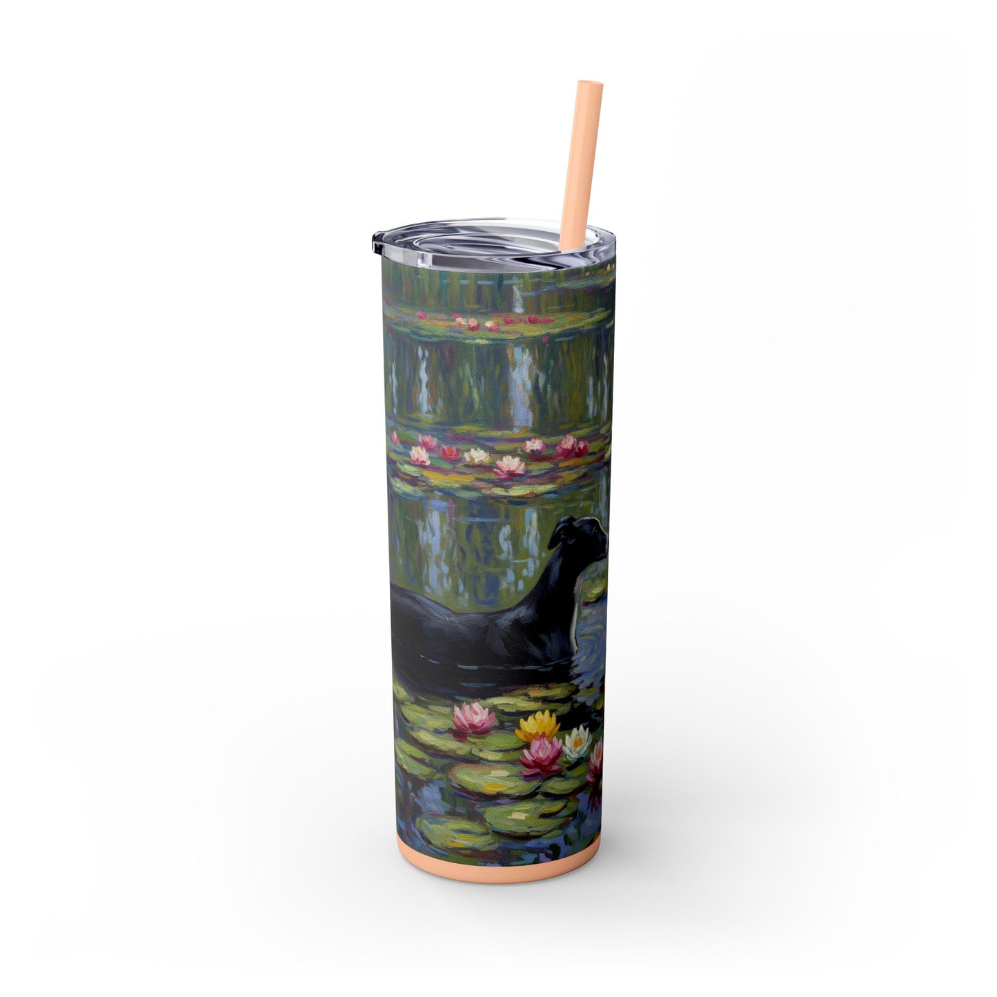Vaso para galgos con pajita, 20 oz
