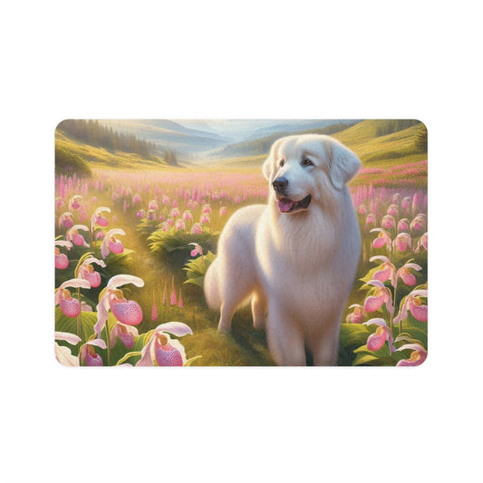 Pet Food Mat (12x18) - Great Pyrenees