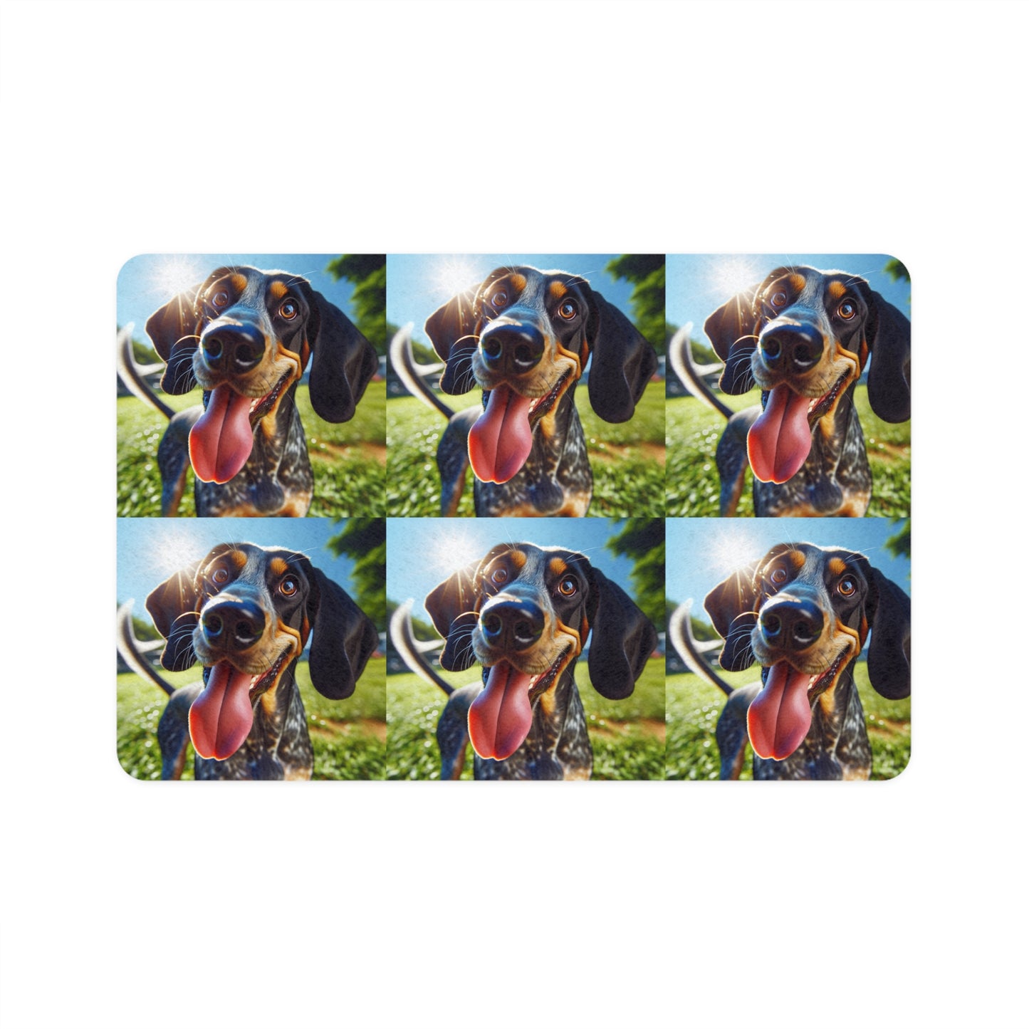 Pet Food Mat (12x18) - Bluetick Coonhound