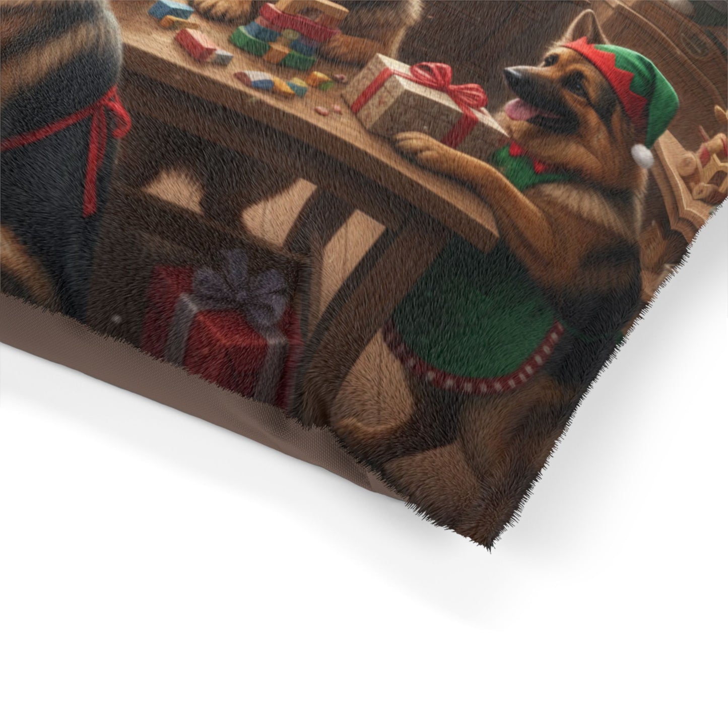German Shepherd Holiday Workshop Pet Bed