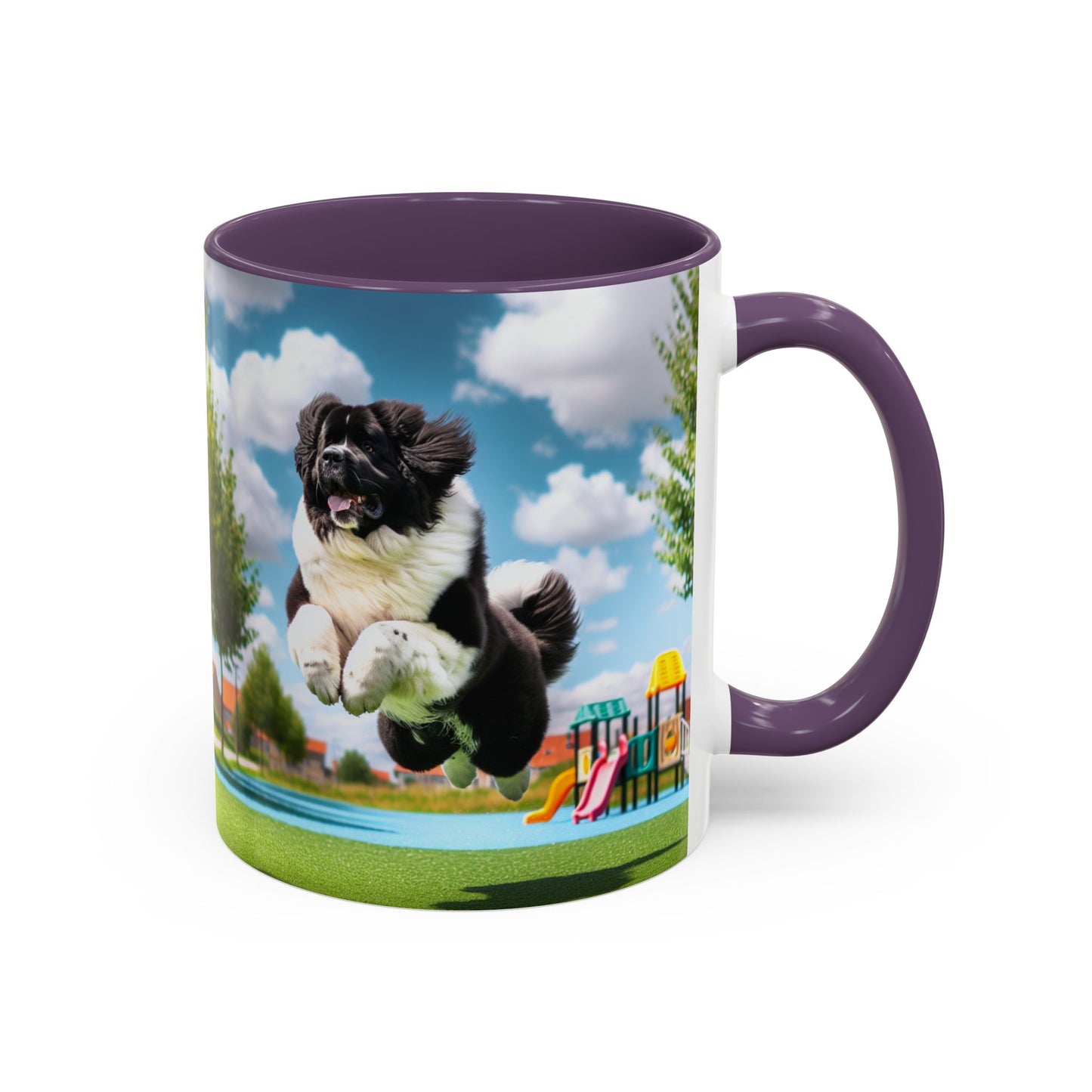 Taza de café con acento Landseer: el regalo perfecto para los amantes de los perros