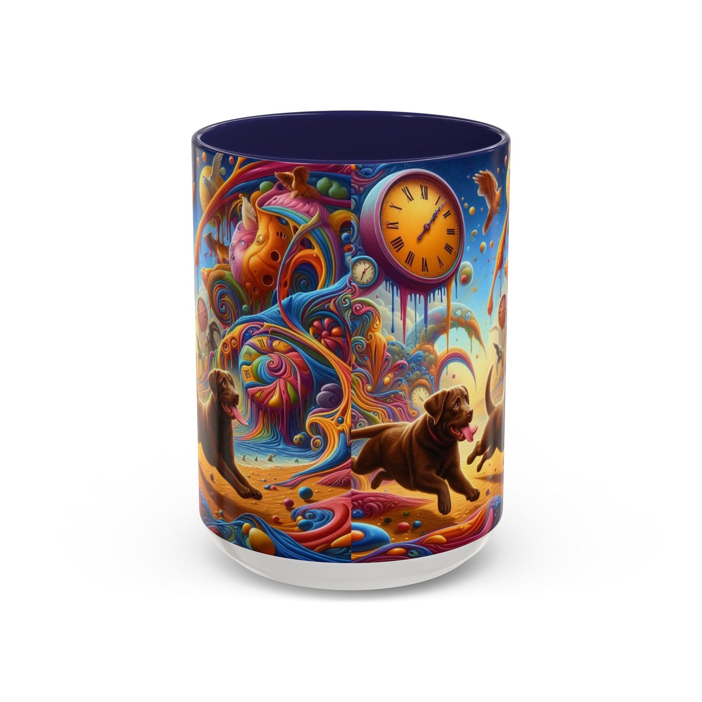 Chocolate Labrador Accent Coffee Mug - Perfect Gift for Dog Lovers