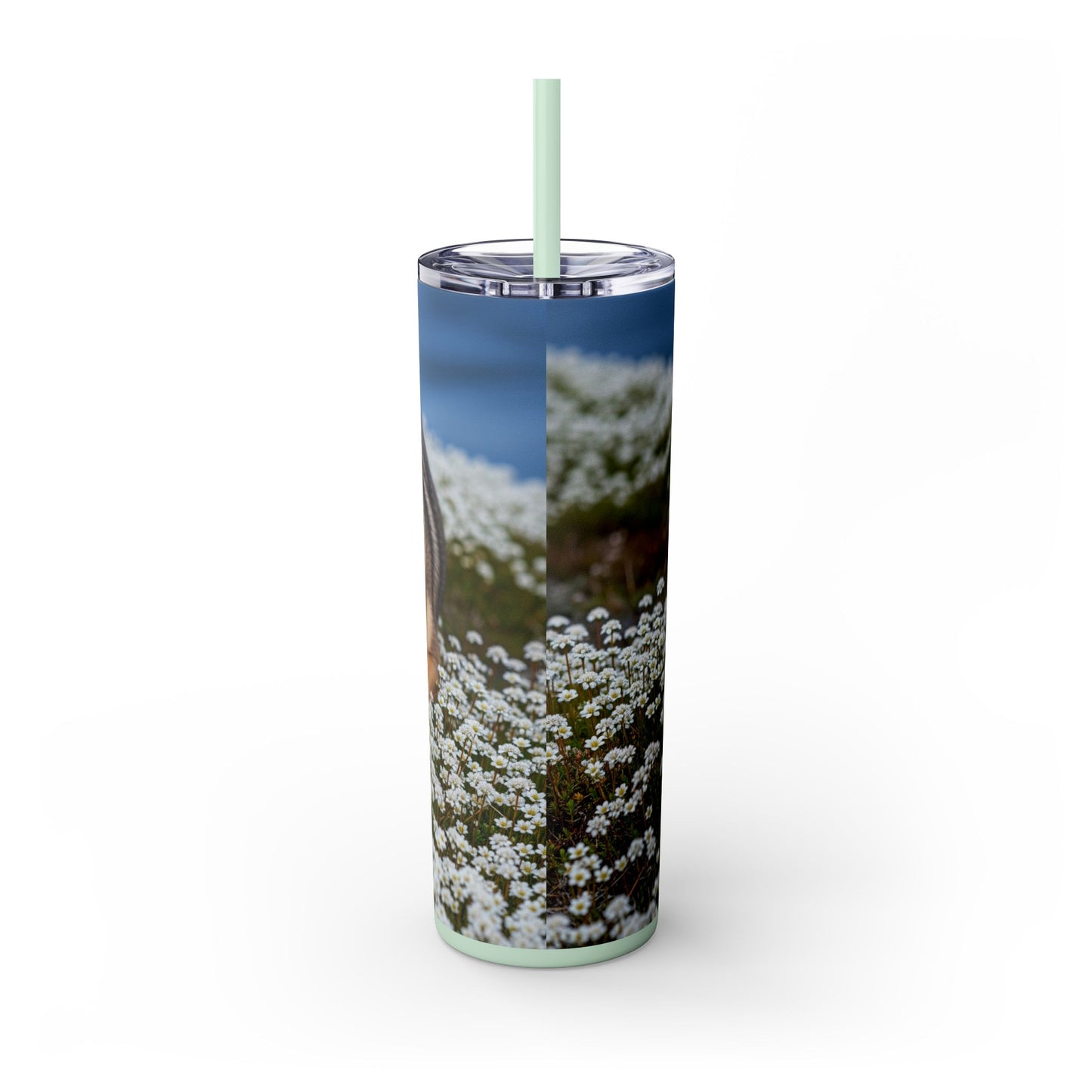 Norwegian Lundehund Tumbler with Straw, 20oz