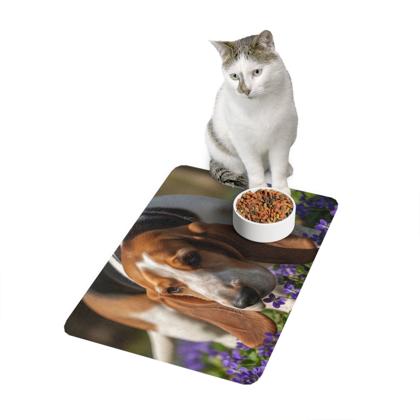 Pet Food Mat (12x18) - Grand Basset Griffon Vendeen