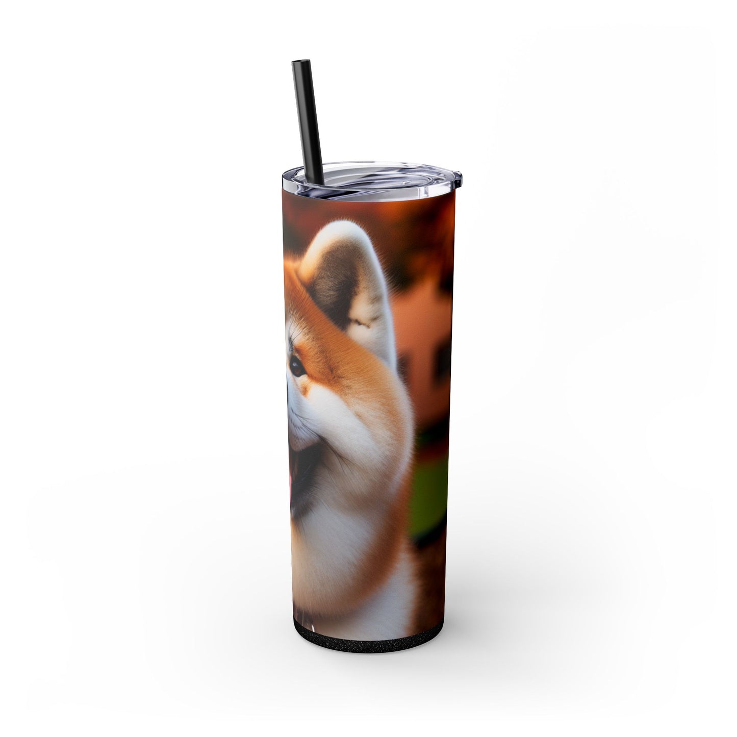 Japanese Akitainu Tumbler with Straw, 20oz