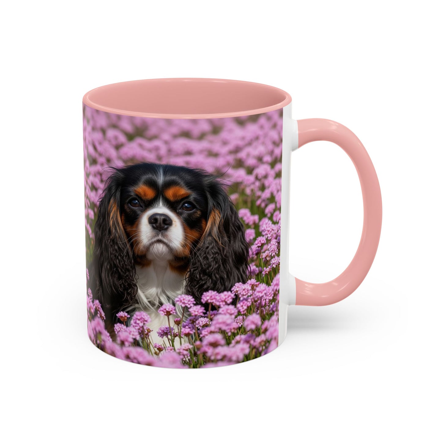Taza de café con detalles de King Charles Spaniel: el regalo perfecto para los amantes de los perros.