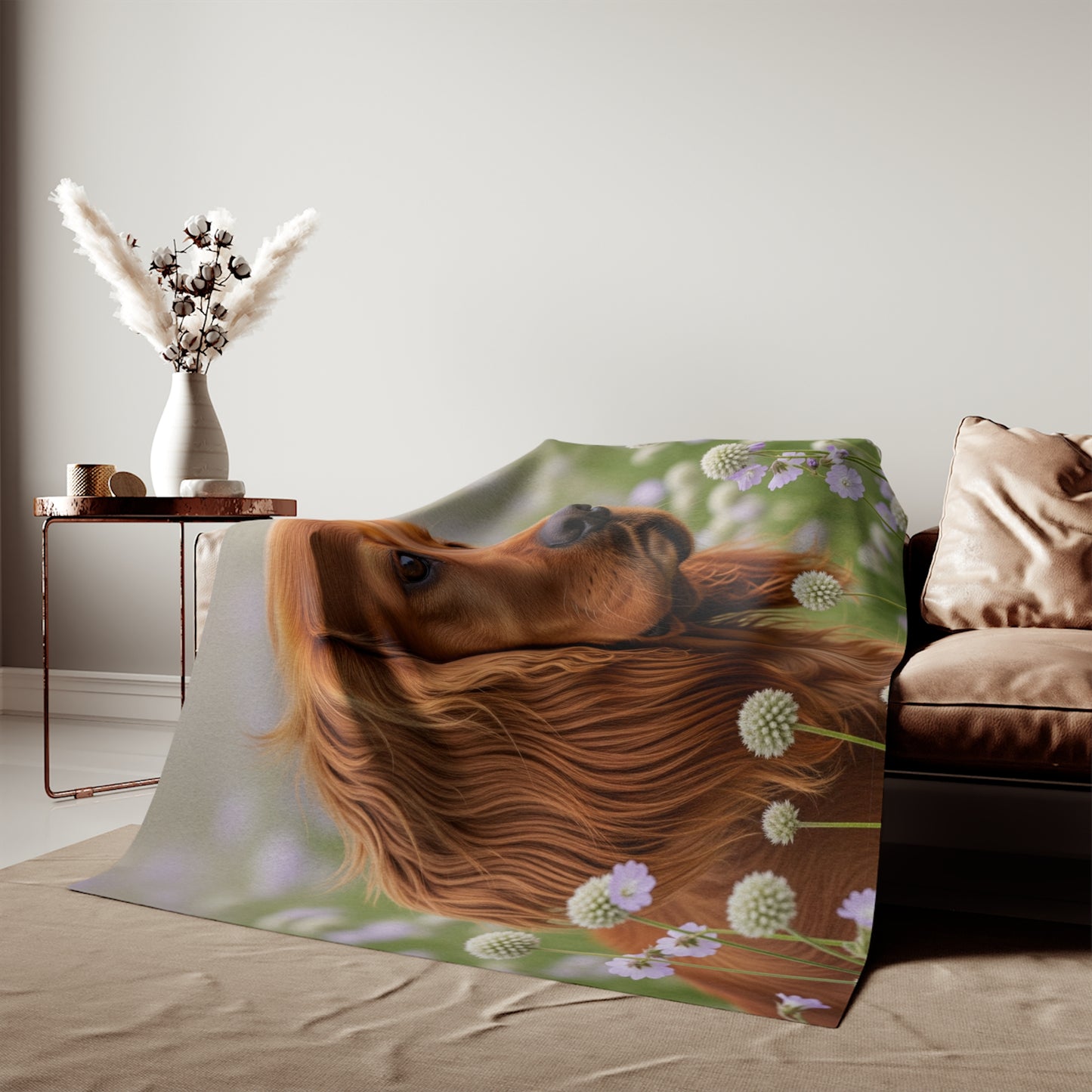 Sussex Spaniel Sweatshirt Blanket