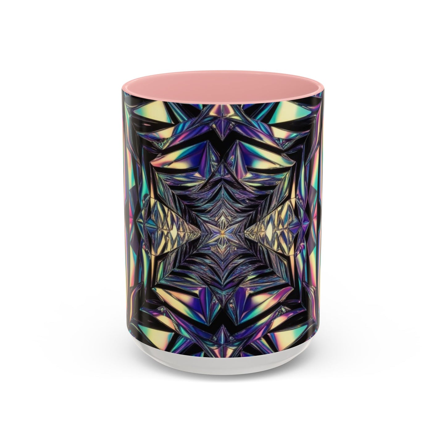 Optical Illusion Accent Mug – Ceramic Coffee Cup