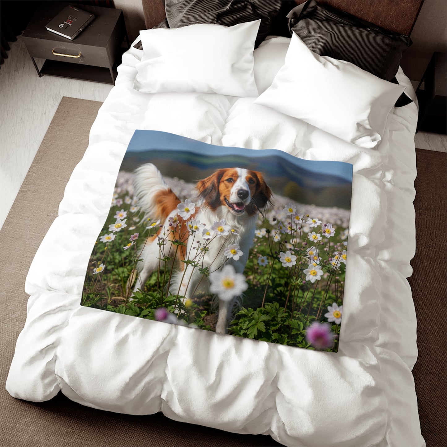 Nederlandse Kooikerhondje Sweatshirt Blanket
