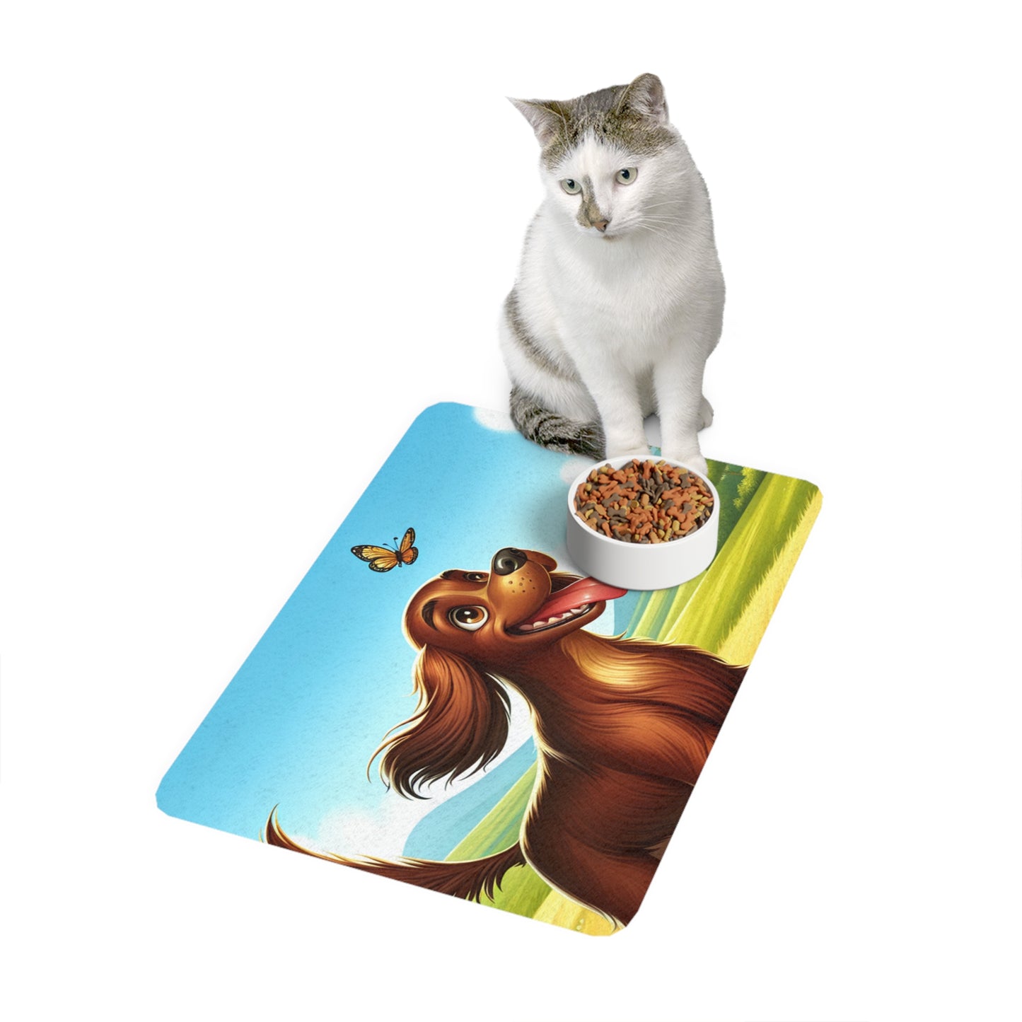 Pet Food Mat (12x18) - Field Spaniel