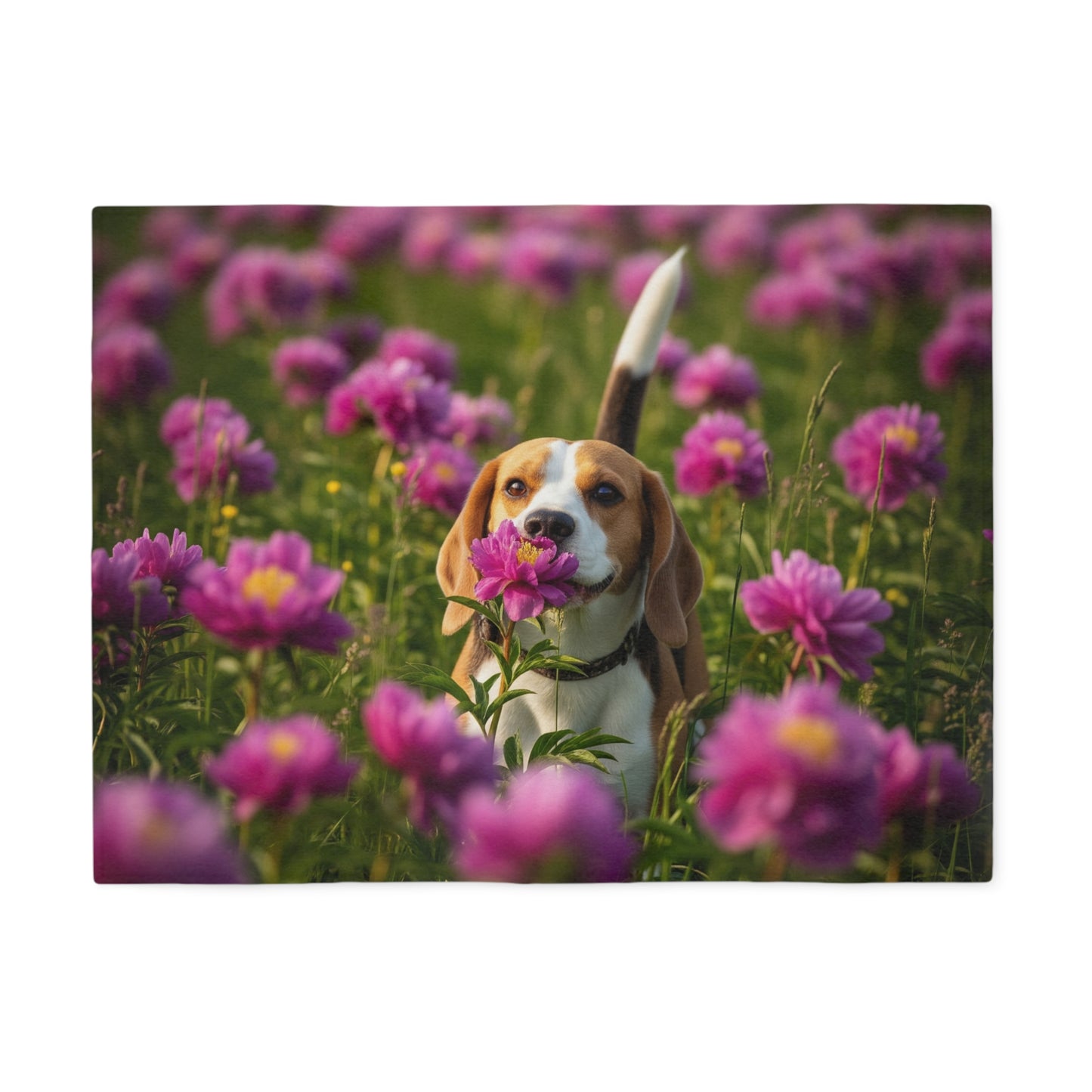 Beagle Sweatshirt Blanket
