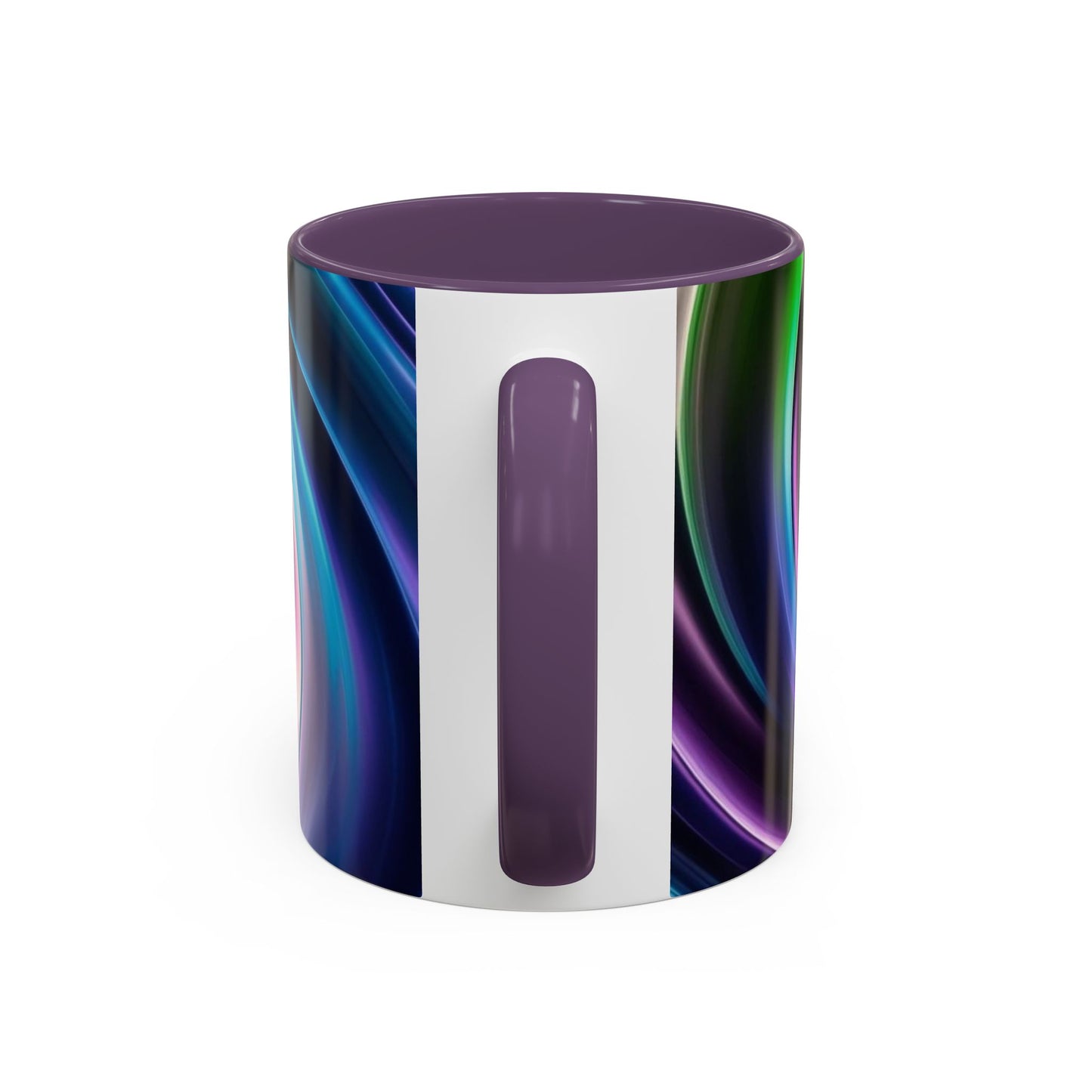 Optical Illusion Accent Mug – Ceramic Coffee Cup