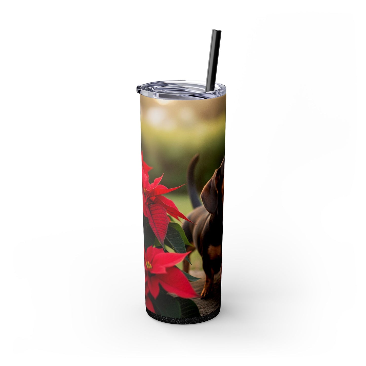 Skinny Tumbler with Straw – 20 oz Stainless Steel Cup