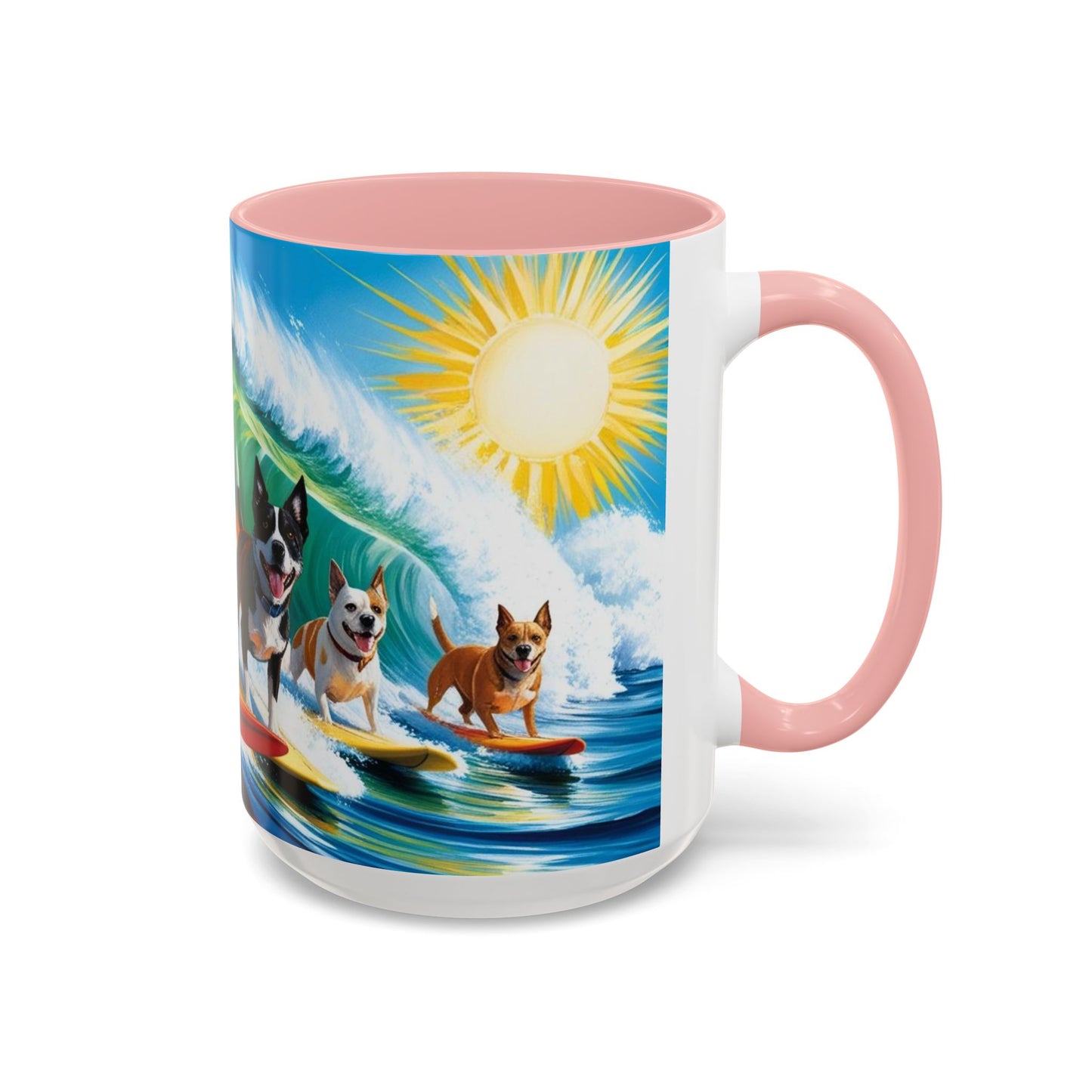 Taza de café con detalles de Surf Dogs: el regalo perfecto para los amantes de los perros