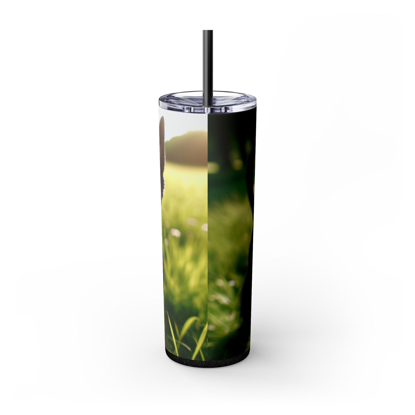 Scottish Terrier Skinny Tumbler with Straw, 20oz