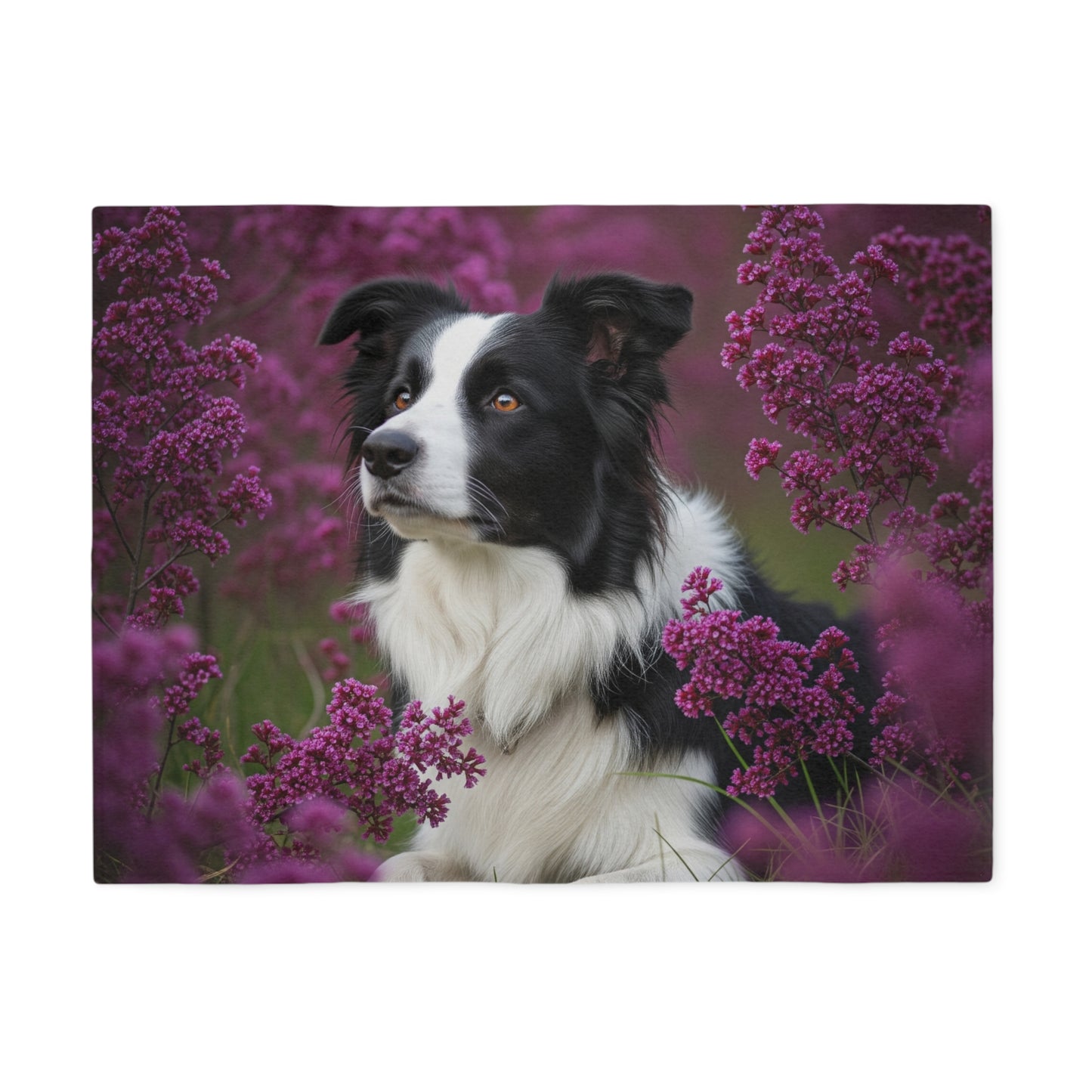 Border Collie Sweatshirt Blanket