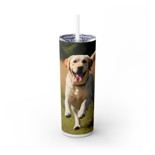 Labrador Retriever Tumbler with Straw, 20oz