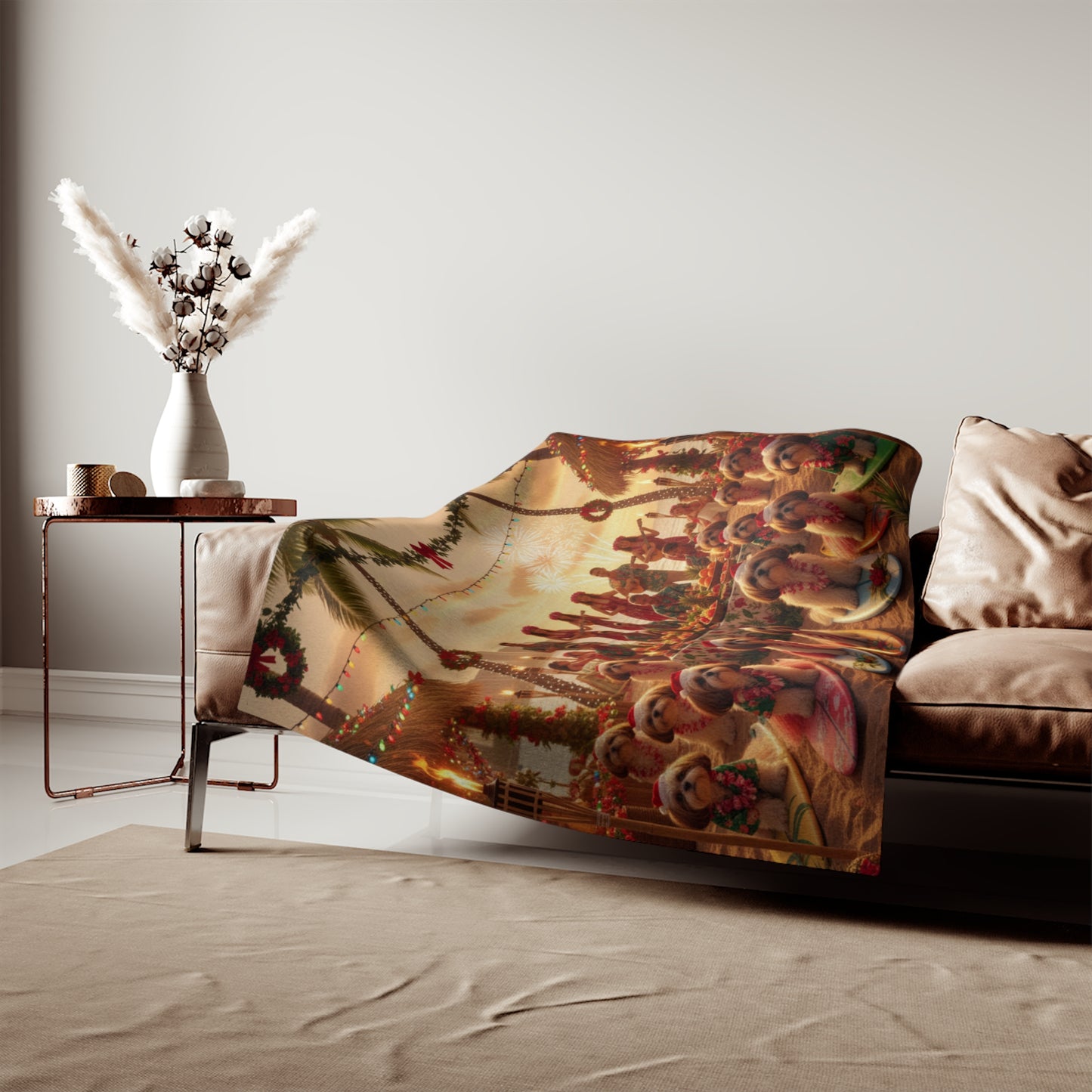 Hawaiian Holiday Luau Blanket
