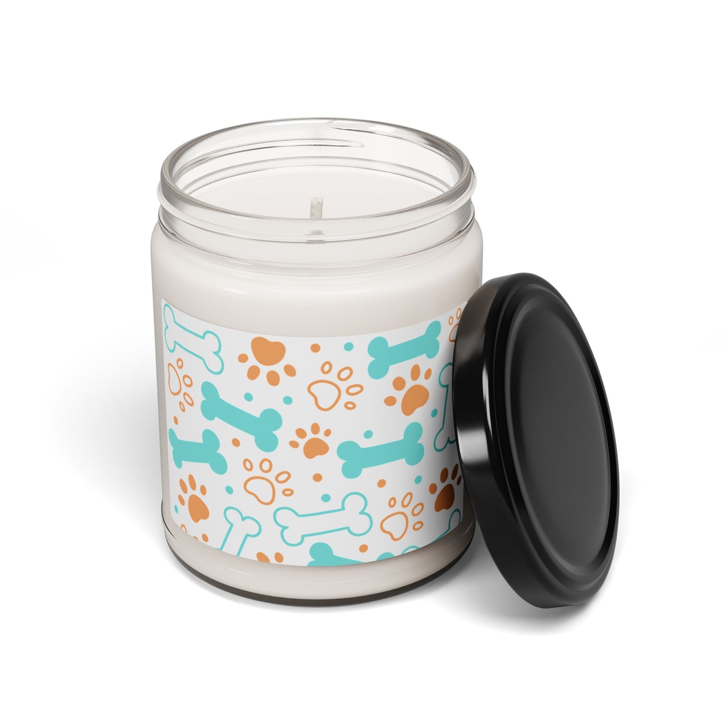 Puppy Pattern- Scented Soy Candle, 9oz